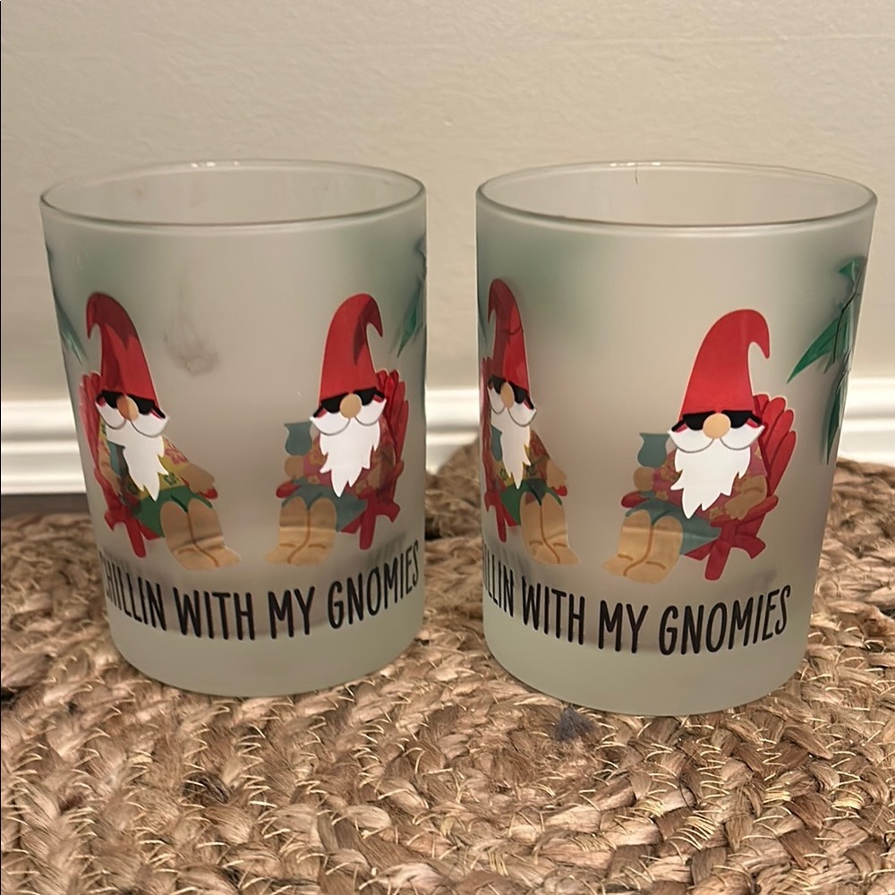 Culver Chillin' with My Gnomies Frosted Drinking Glasses